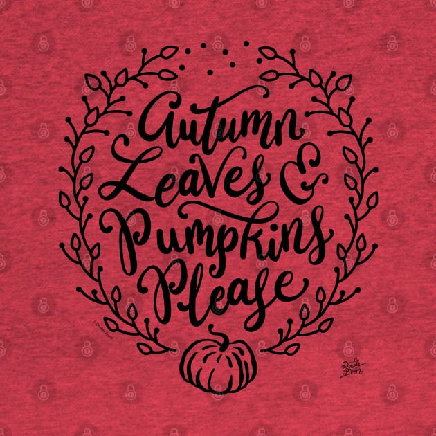 Autumn Leaves and Pumpkins Please by DoubleBrush